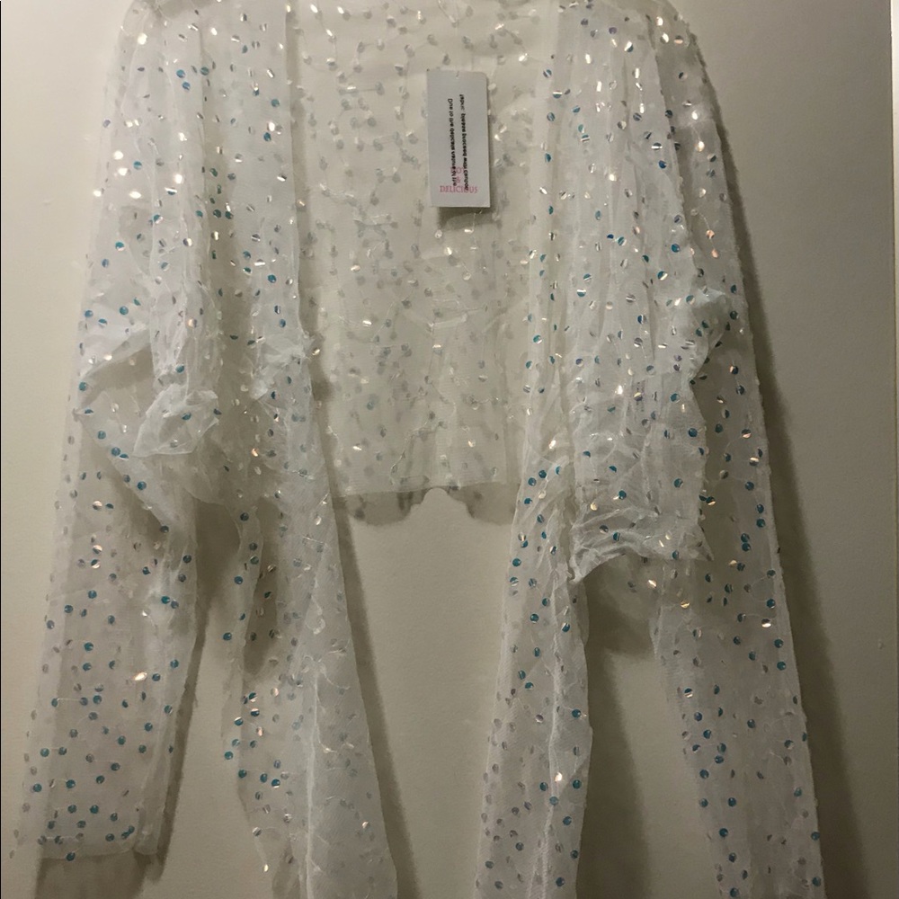Hot & Delicious Mesh Tie Front Wrap - Picture 3 of 4